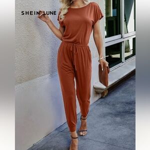 Women's Rust Jumpsuit